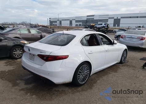 2017 Alfa Romeo Giulia Ti Rwd from USA, damaged, VIN ZARFAECN6H7536844